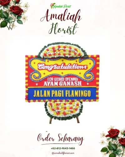 Bunga Papan Congratulation di Karangkajen